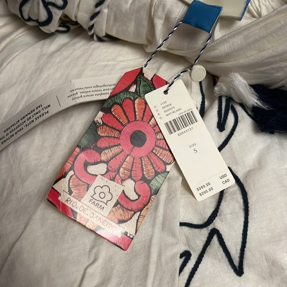 NEW Farm Rio Embroidered Halter Maxi Dress - Picture 9 of 13